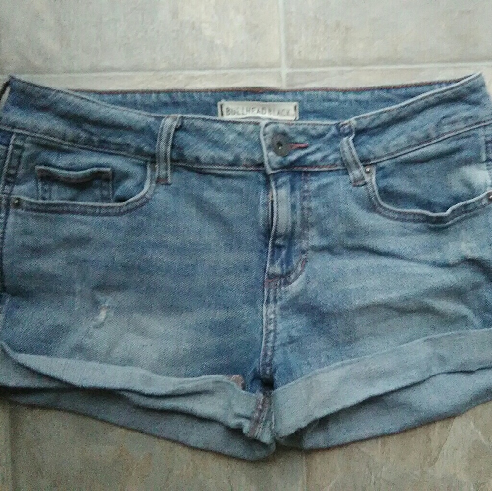 Bullhead Black Denim Shorts